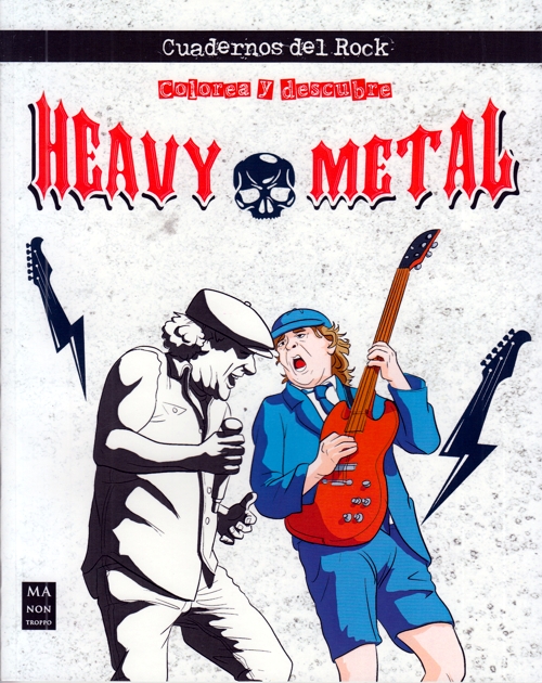 Colorea y descubre: Heavy Metal