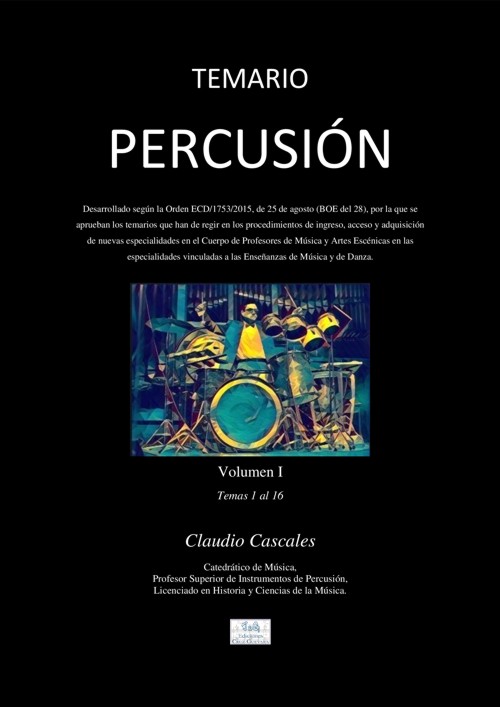 Temario de percusión, volumen 1 (temas 1 al 16)